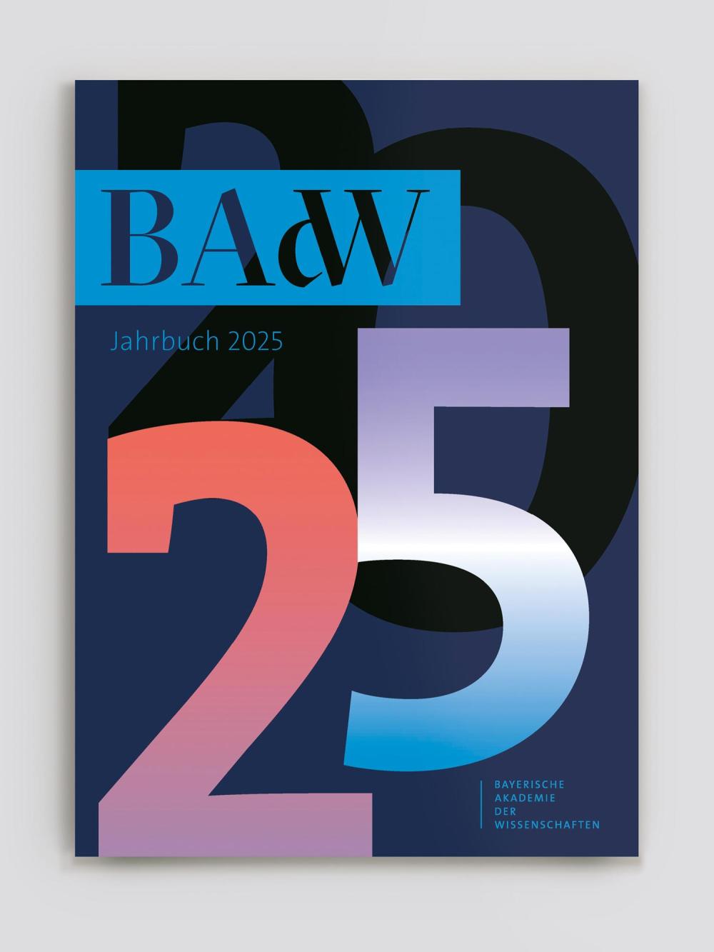 a.werner grafik, Jahresbericht Bayerische Akademie der Wissenschaften, Layout