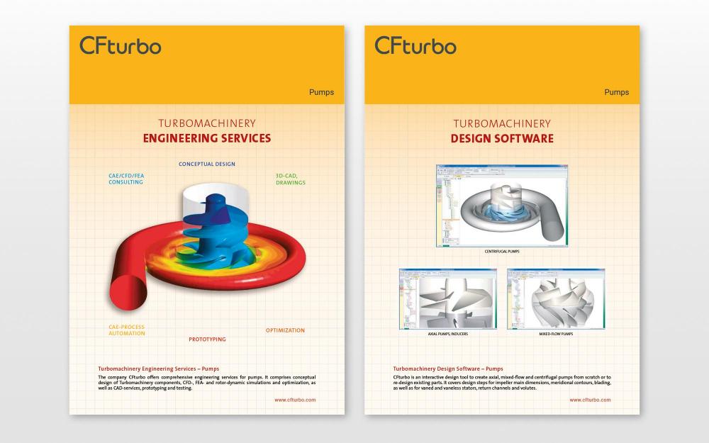 a.werner grafik, CFturbo GmbH, Flyer, Corporate Design