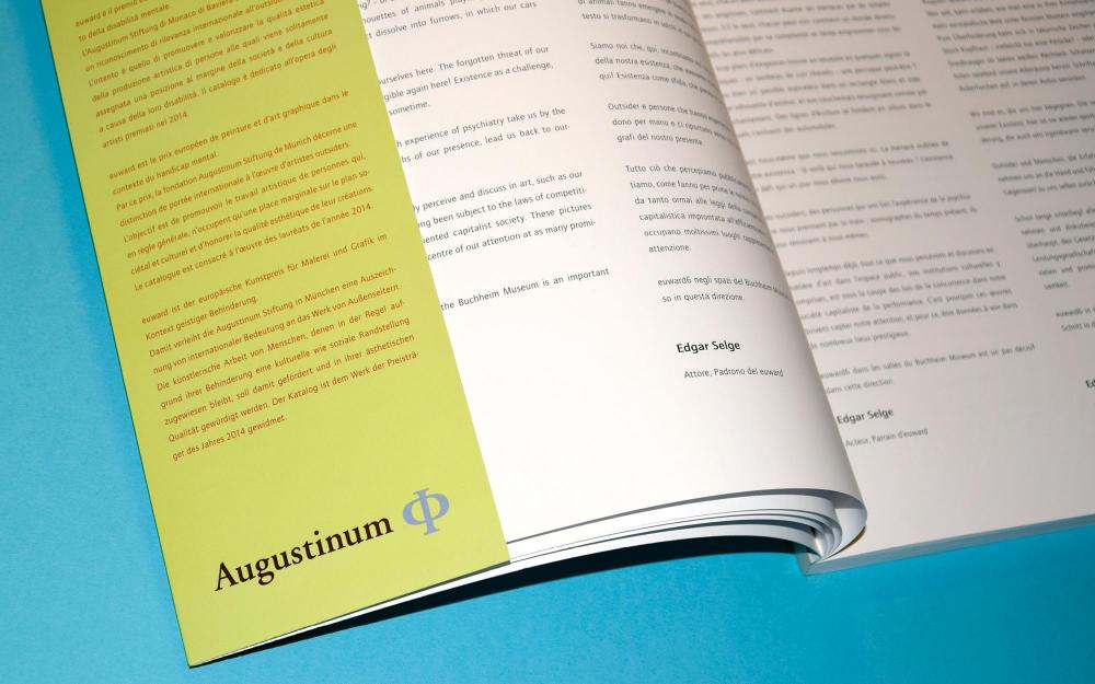 a.werner grafik, Euward6, Augustinum Stiftung, Editorial Design, Reproduktion