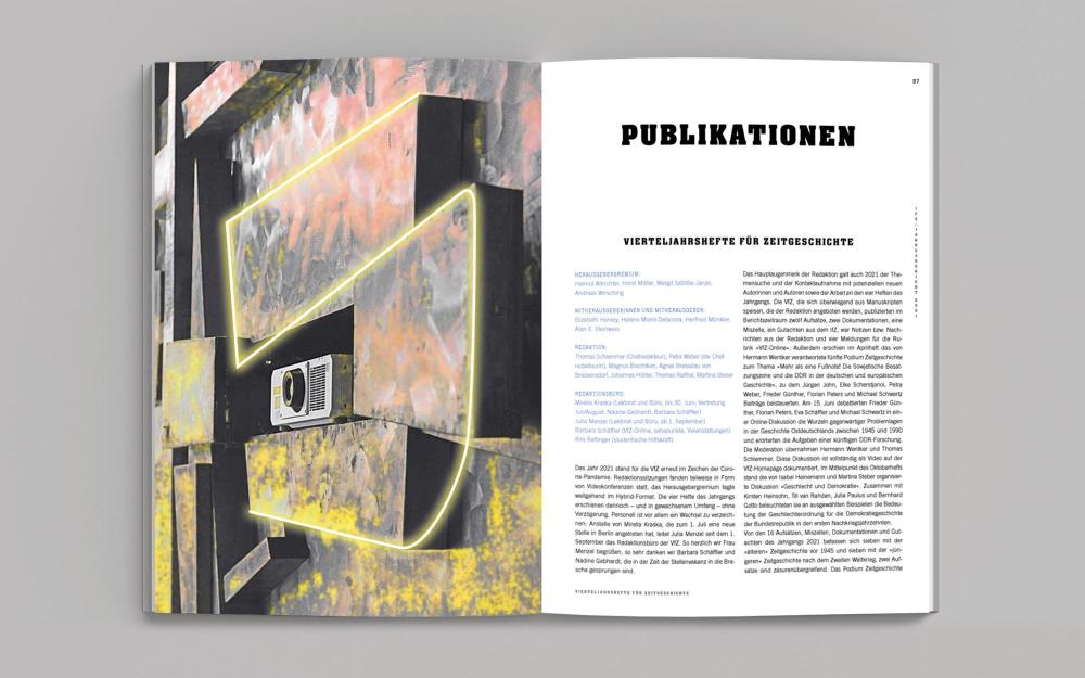 Institut für Zeitgeschichte München – Berlin Jahresbericht 2021