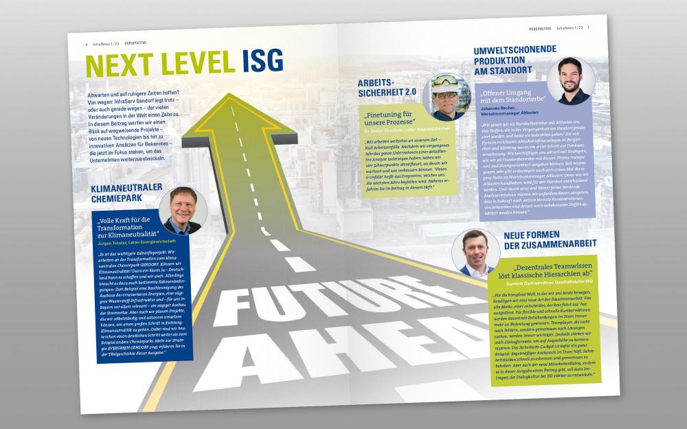 a.werner grafik, InfraServ Gendorf, InfraNews, Editorial Design