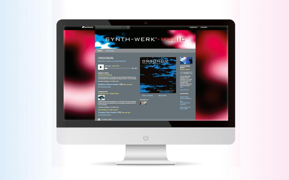 a.werner grafik, Synth-Werk-Music, CD-Package, Bandcamp